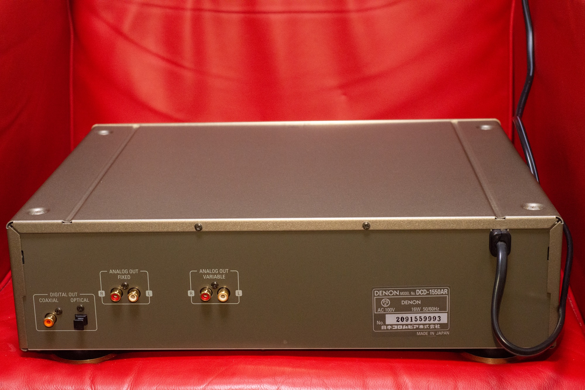 希少名機 ENON デノン DCD-1550AR CDプレーヤー オーディオ機器
